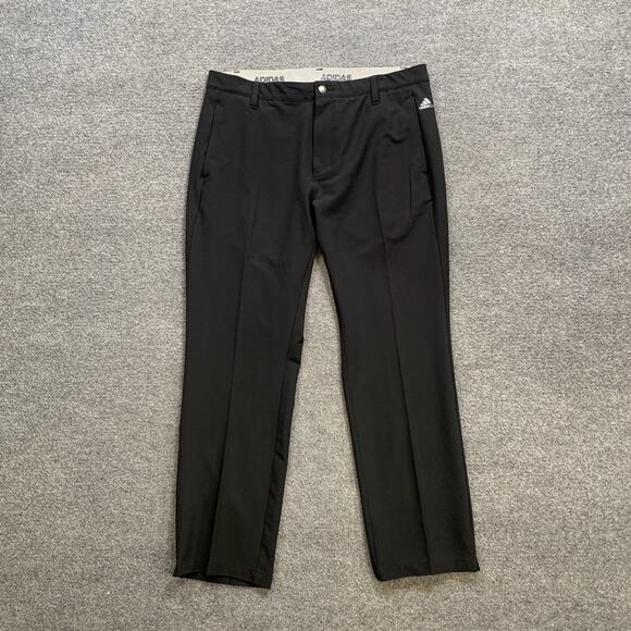 Adidas Pants Mens 36 Black Ultimate365 Lightweight Performance Travel Golf - Picture 2 of 11